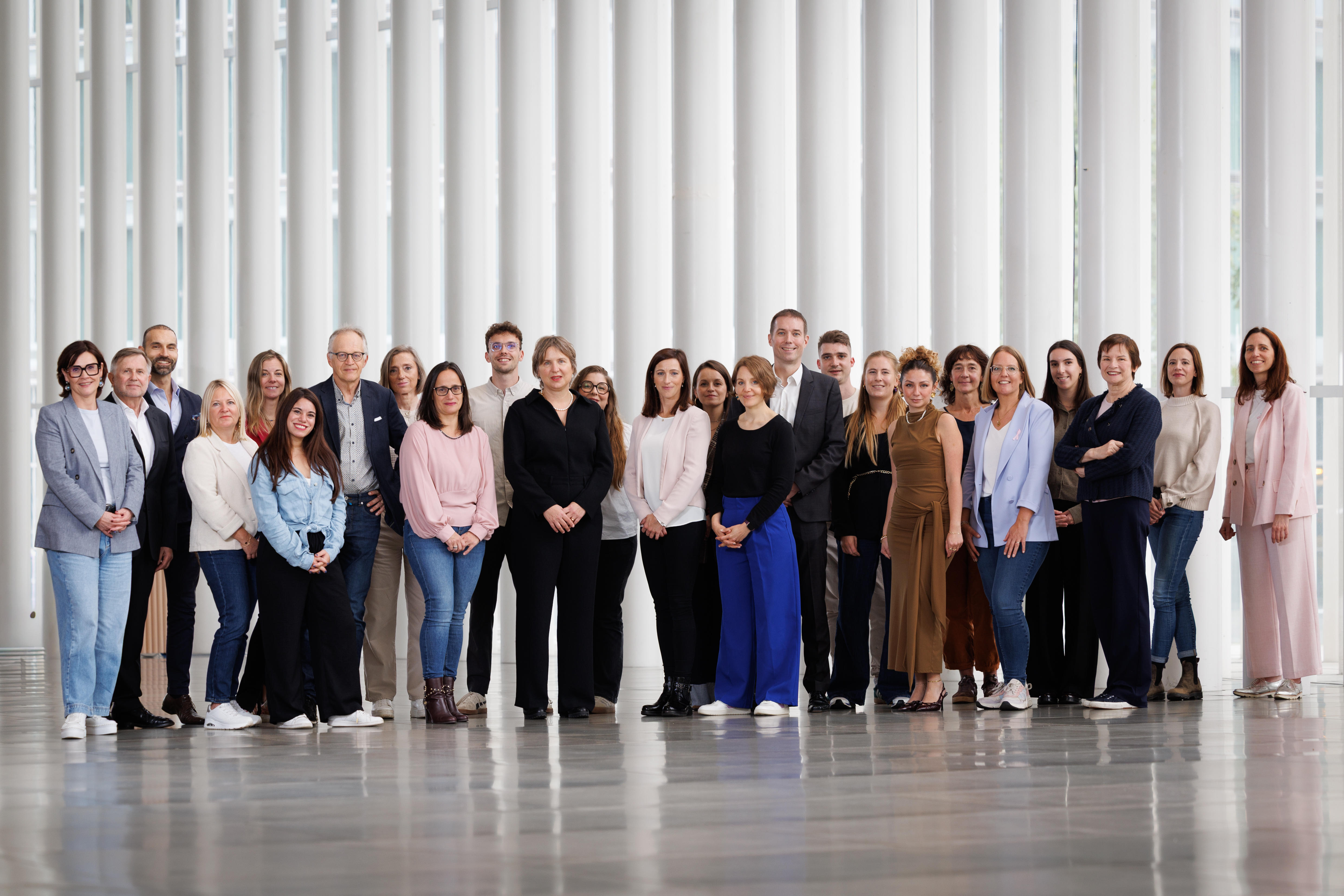 Photo de groupe du Conseil d’administration et de l’équipe de la Fondation Cancer