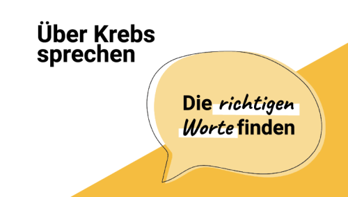 Über Krebs sprechen 