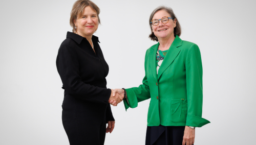 Collaboration 10 ans FC-FNR | Dr Bauer et Martine Reicherts