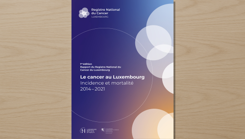 Couverture du premier rapport pluriannuel national du cancer au Luxembourg