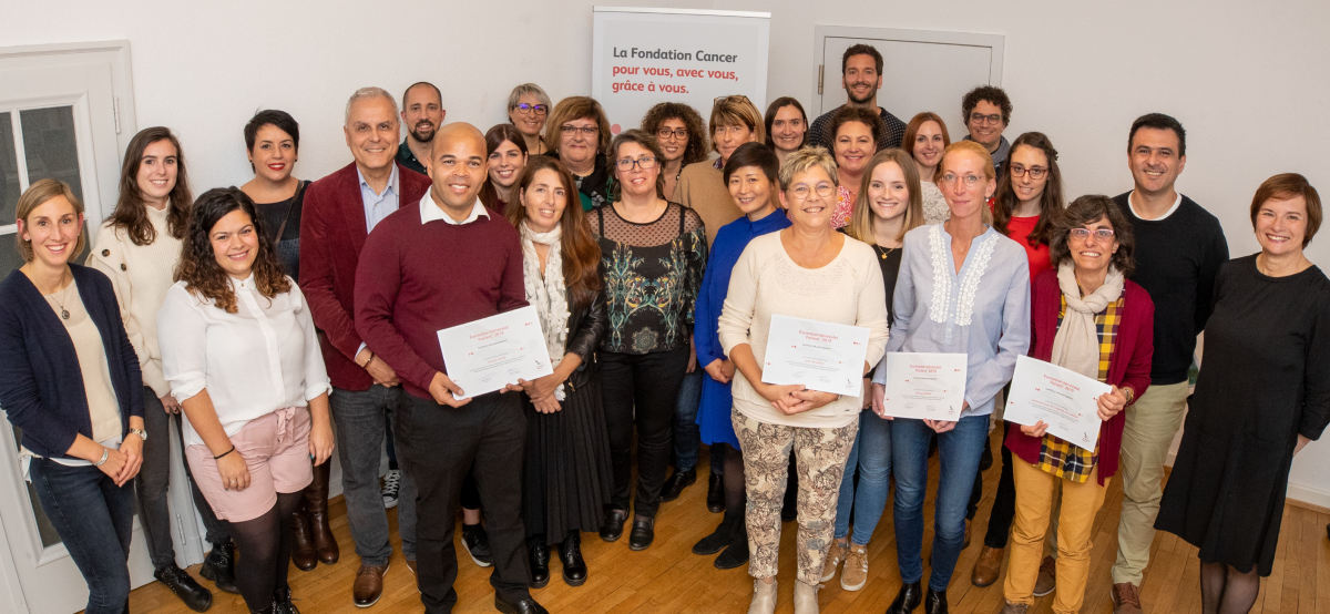 Ehrenamtliche der Fondation Cancer