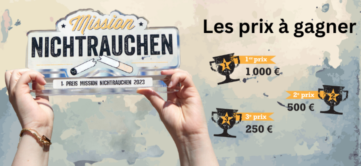 Mission Nichtrauchen 2023-2024 | Prix à gagner