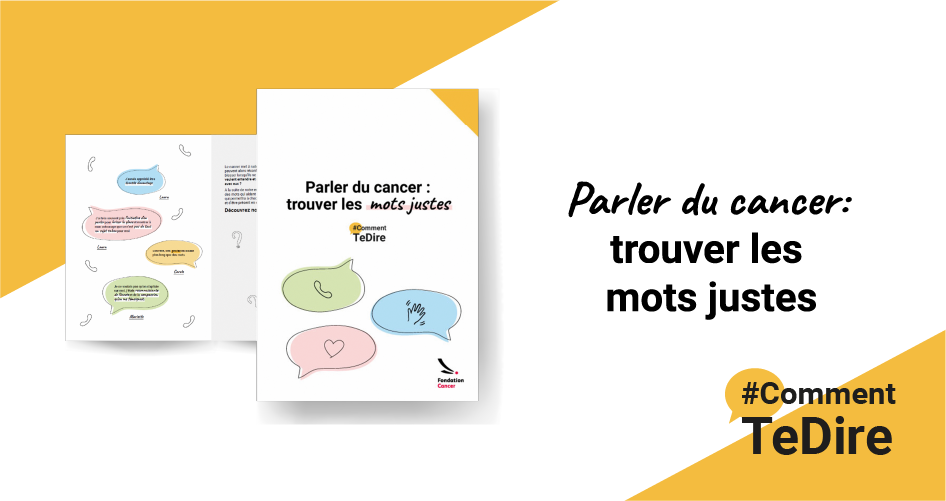 Parler du cancer : trouver les mots justes