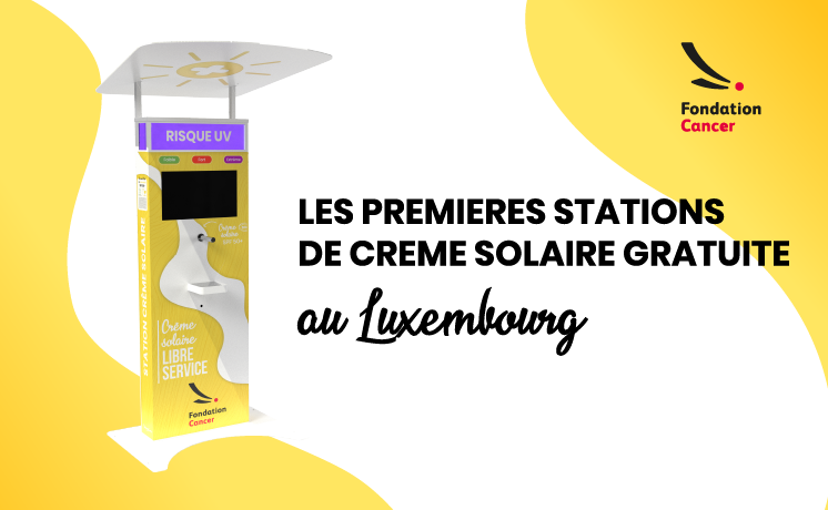 Les premières stations de crème solaire gratuite au Luxembourg