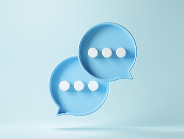 Des bulles de conversation