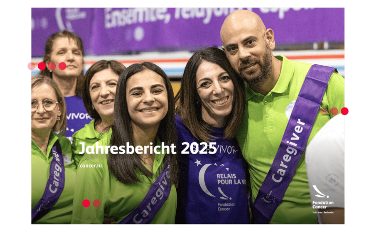 Cover DE - Jahresbericht 2025 - Fondation Cancer