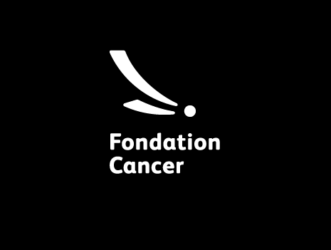 Logo sans tagline et en négatif de la Fondation Cancer