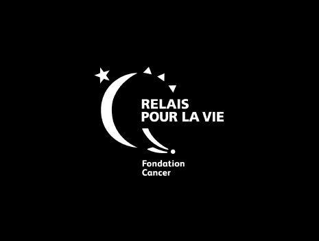 Logo en négatif du Relais pour la Vie