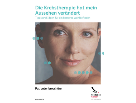 Cover Patientenbroschüre - Die Krebstherapie hat mein Aussehen verändert