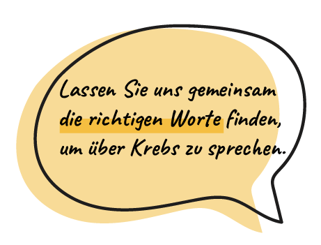 Darüber sprechen - Lassen Sie uns gemeinsam die richtigen Worte finden