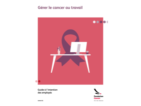 Cover Leaflet pour employés - Gérer le cancer au travail