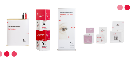 Matériel de la Fondation Cancer - Collectes de fonds