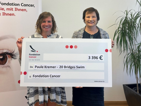 Remise de chèque - Paule Kremer