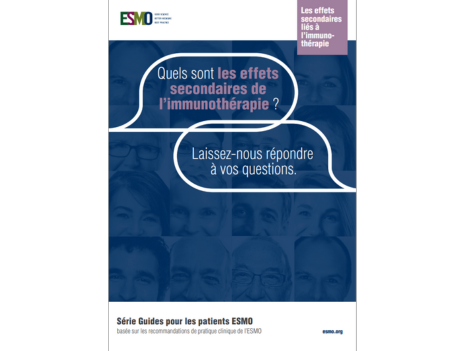 Cover ESMO - Effets secondaires de l'immunothérapie