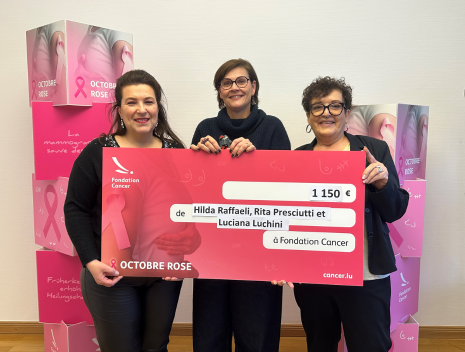Remise de chèque - Hilda Raffaelli