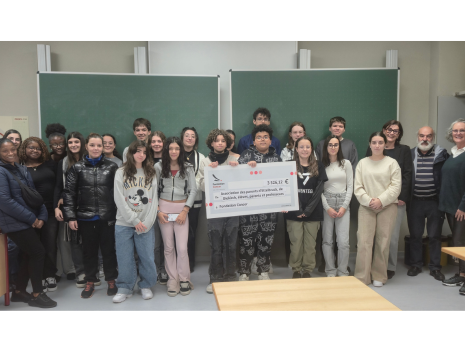 Remise de chèque - APE Ettelbruck - Octobre Rose 2025