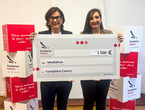 Remise de chèque - Medihuis 2025 Octobre Rose