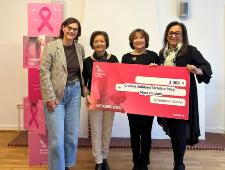 Remise de chèque - Mara Cruciani - Octobre Rose 2025