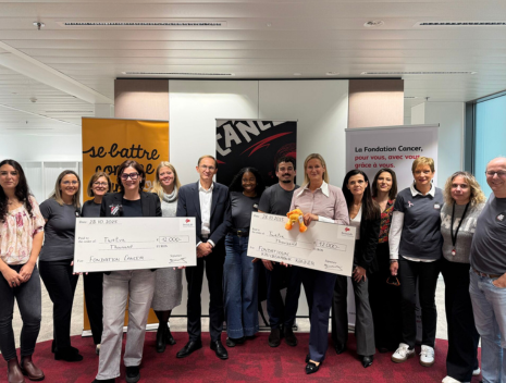 Remise de chèque - Rock against cancer 2025