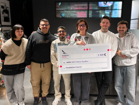 Remise de chèque - Adikt Ink Tattoo Studios