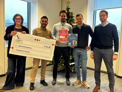 Remise de chèque - Oxford Propoerties